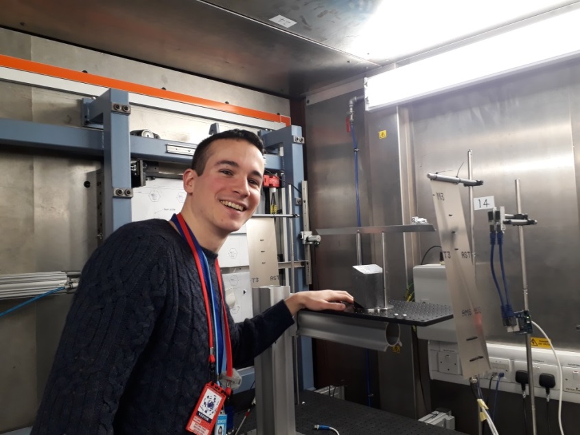 Alexandre Meurisse in ChipIr blockhouse.