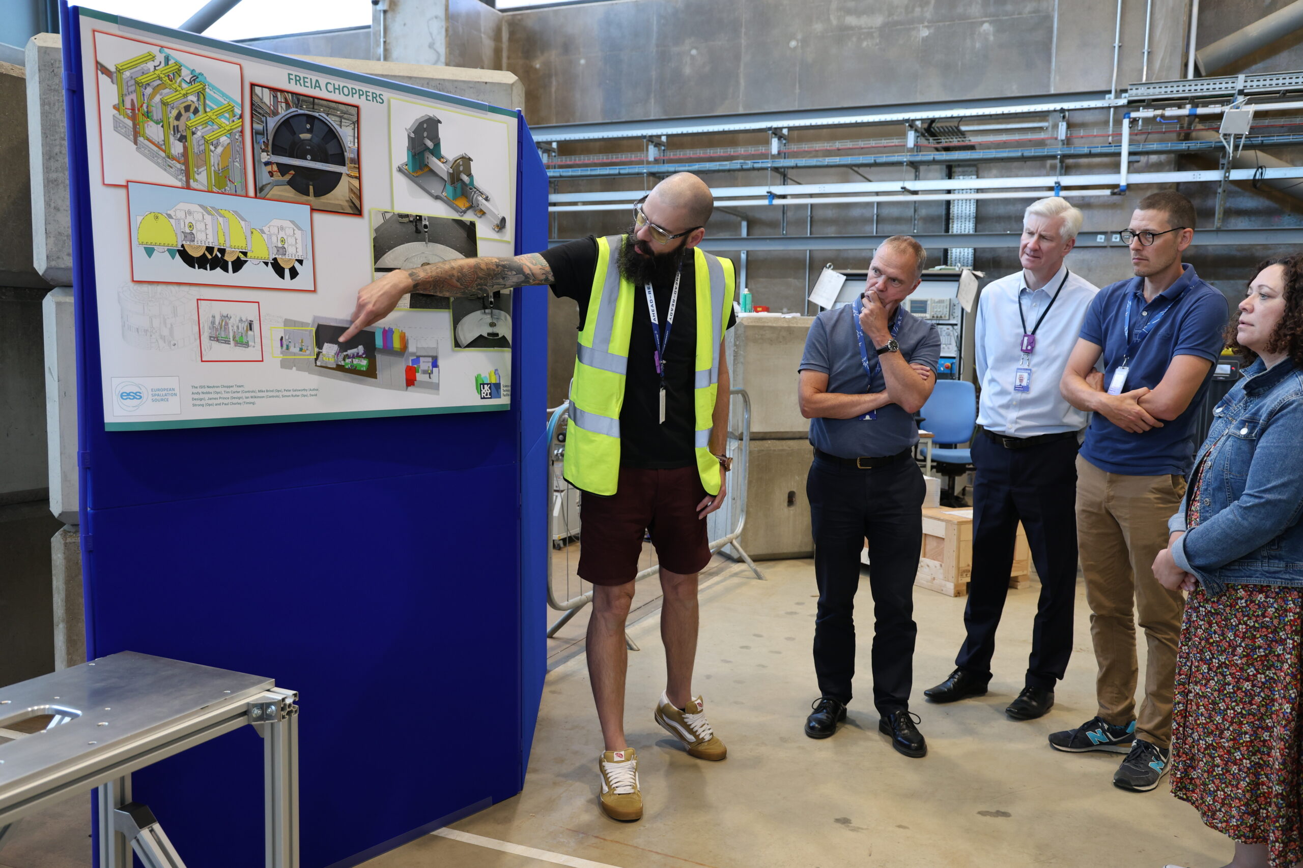 The tours of the FREIA beamline.
