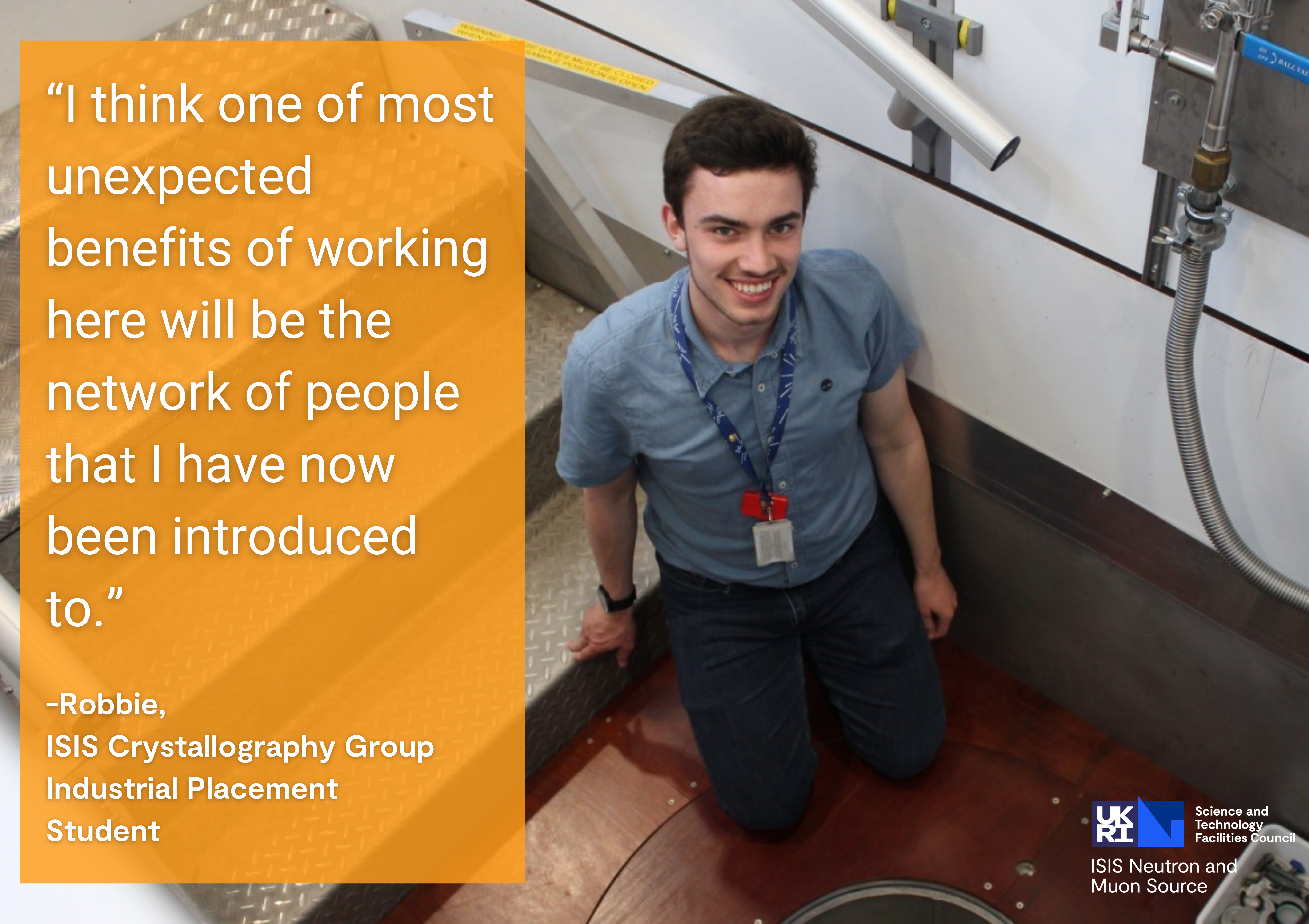 Picture of Robbie - ISIS Crystallography Group Industrial Placement Student