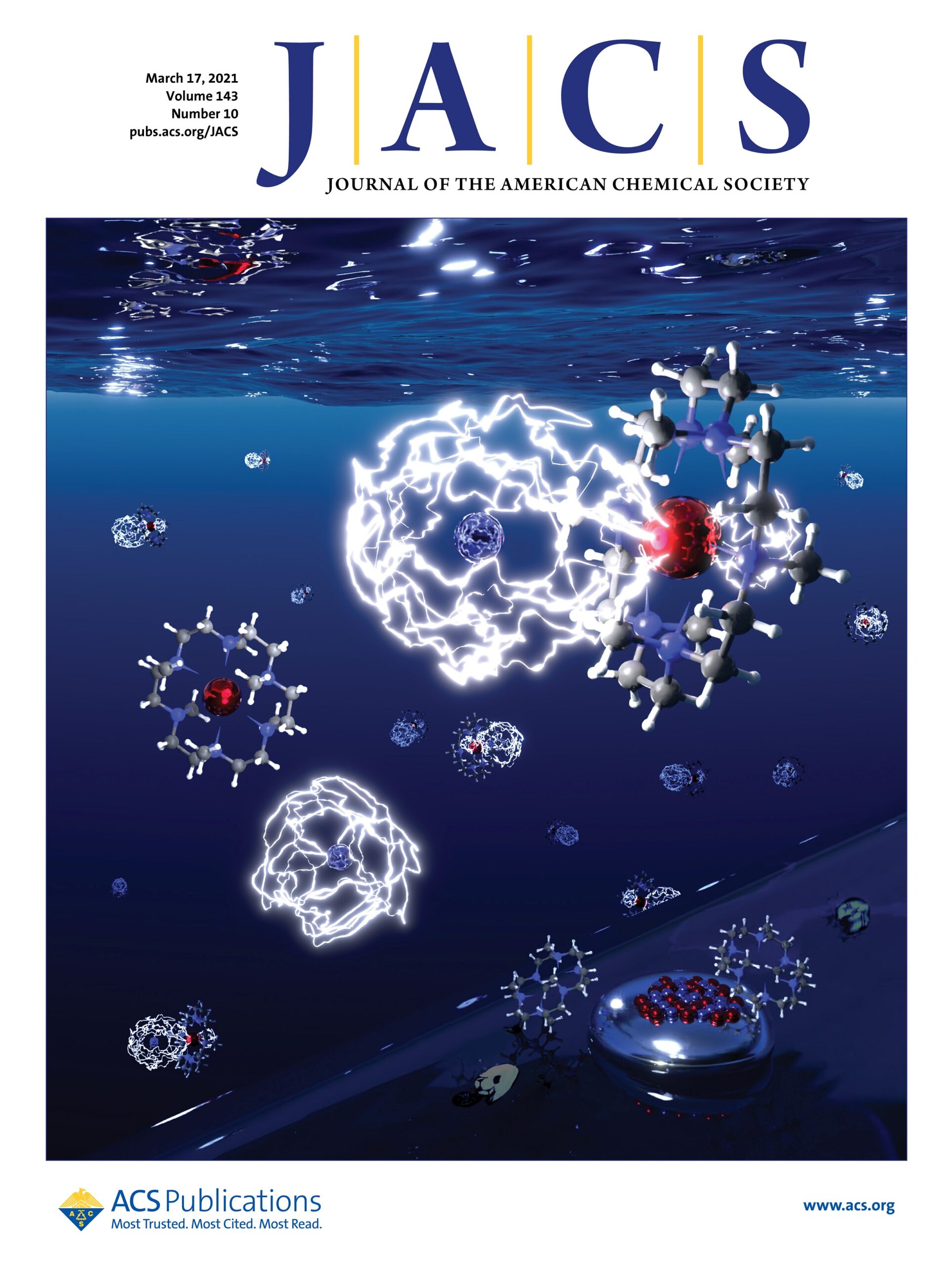 Cover image of the Journal of the American Chemical Society