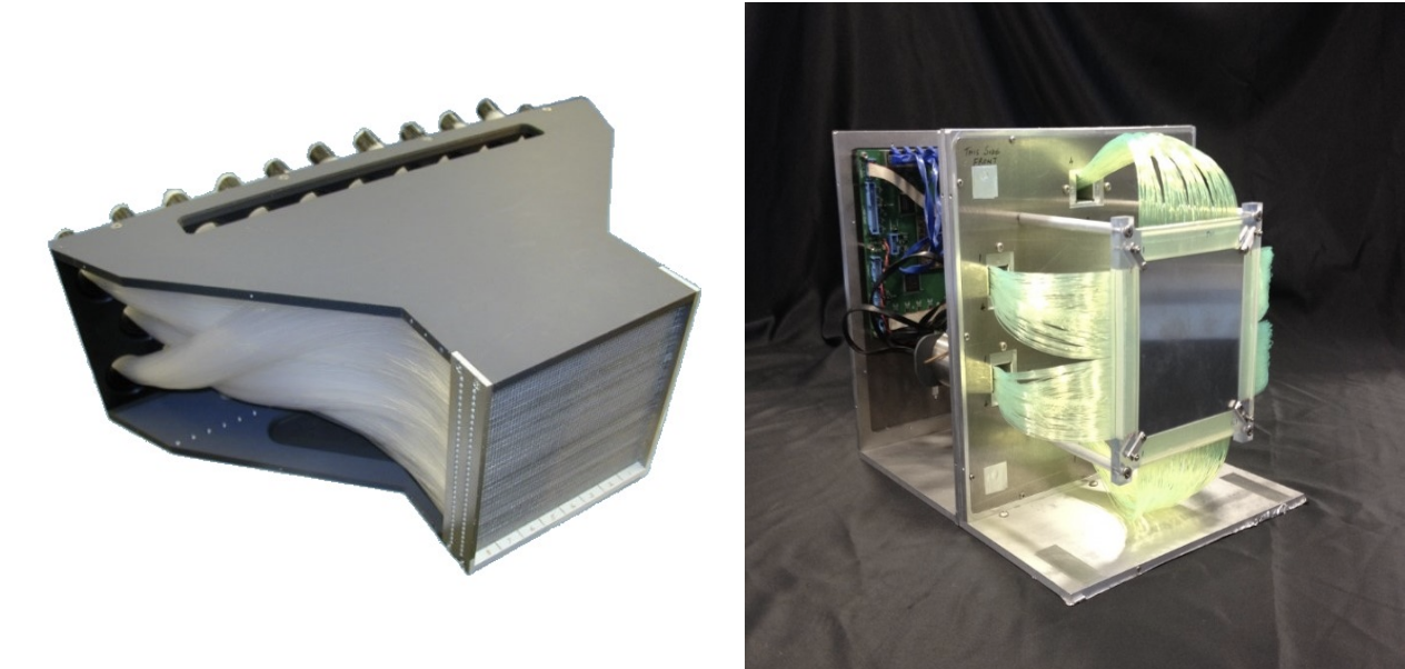 Picture of SXD instrument before and after