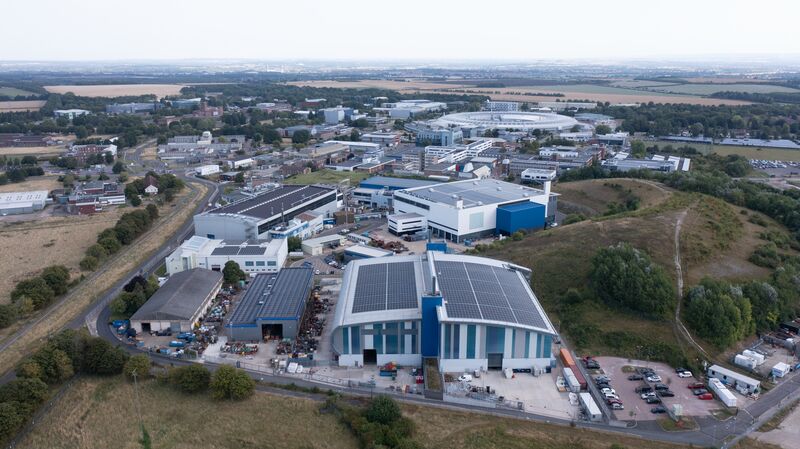 The UK Catalysis Hub and the ISIS Neutron and Muon Source are both located at the Rutherford Appleton Laboratory in Oxfordshire.