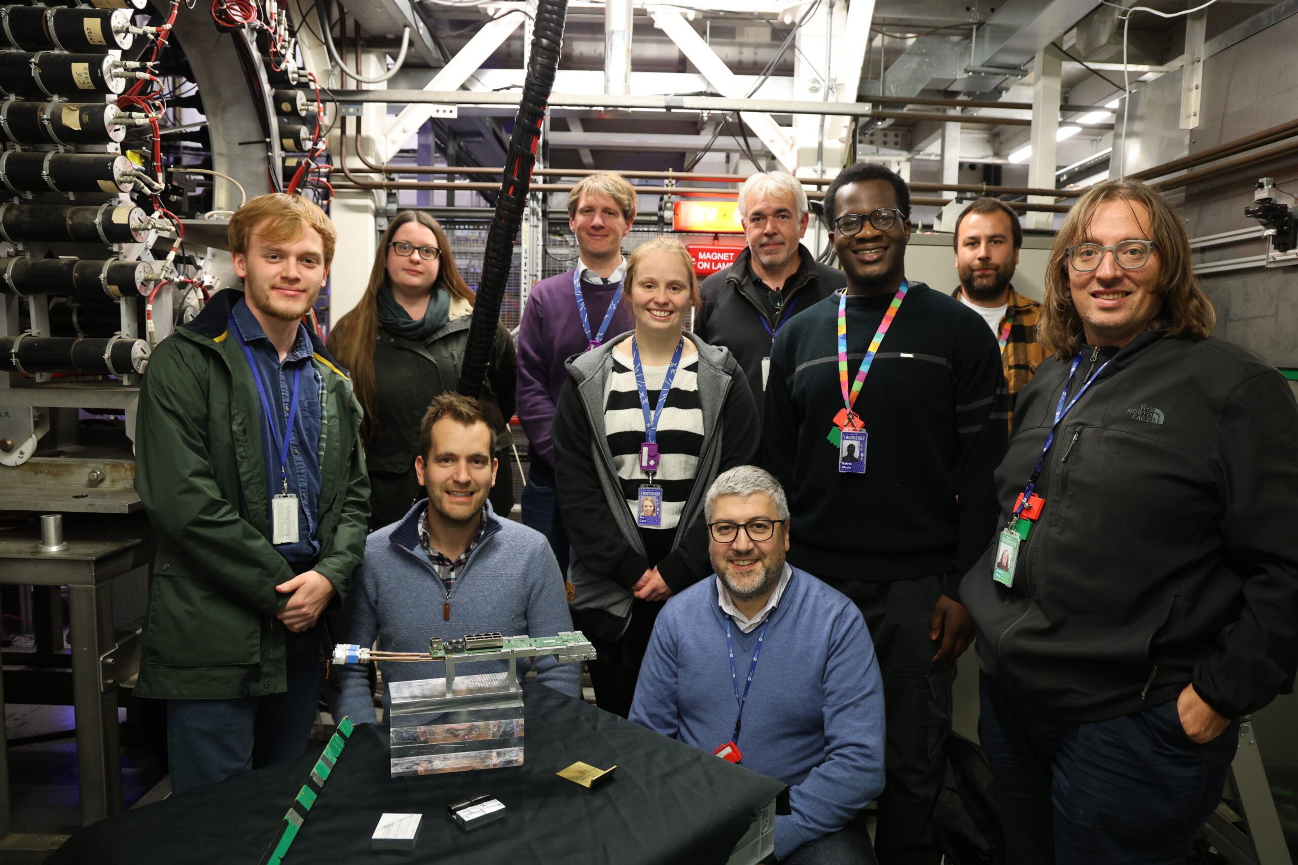 Group shot of some of the team involved in the detector design and development for​ Super ​MuSR